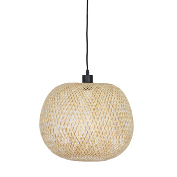 brand intelligentie schattig Hanglamp Vinny Ø40 cm bamboe naturel kopen? | Karwei