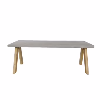 KARWEI tuintafel Vic light teak hout 215 x 95 cm
