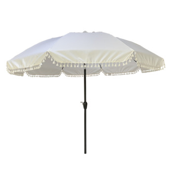 waarom Afleiden ga verder Parasol Marrakesh Wit Ø250 cm kopen? parasols | Karwei