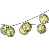 Feestverlichting solar LED verlichting met bladprint