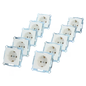 Merten System-M voordeelpack inbouw Stopcontact 10 stuks