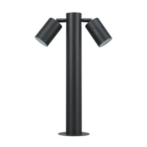 KARWEI tuinsokkel Owen 2-lichts mat zwart