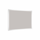 Allibert badkamerspiegel Kold met verlichting rechthoek 100 x 80 cm RVS