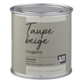 Karwei binnenlak hoogglans taupe beige 250 ml