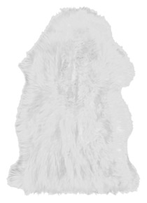 Schapenvacht wit 75x45 cm