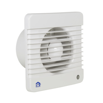Renson mechanische ventilator met timer 7202TE wit ø125 mm