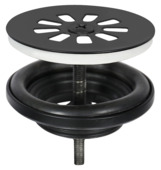 Differnz fonteinafvoerplug mat zwart