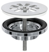 Differnz fonteinafvoerplug Chroom