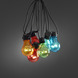 Feestverlichting lichtsnoer 20 multicolor LED lampen