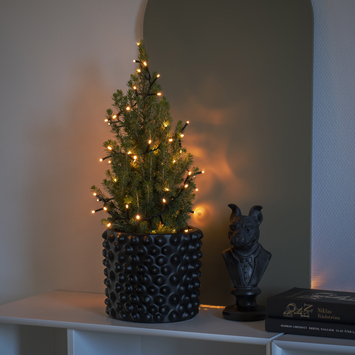 vidaXL - LED-kerstboom met spikes 200 LEDs 70,5x182 cm - Warmwit