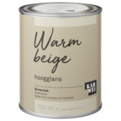 Karwei binnenlak hoogglans warm beige 750 ml