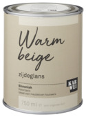 Karwei binnenlak zijdeglans warm beige 750 ml