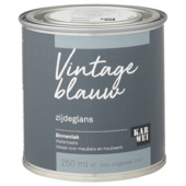 Karwei binnenlak zijdeglans vintage blauw 250 ml