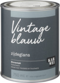 Karwei binnenlak zijdeglans vintage blauw 750 ml