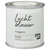 Karwei binnenlak hoogglans lucht blauw 250 ml