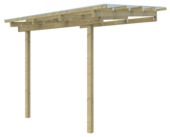 Overkapping aanbouw 300x250 cm