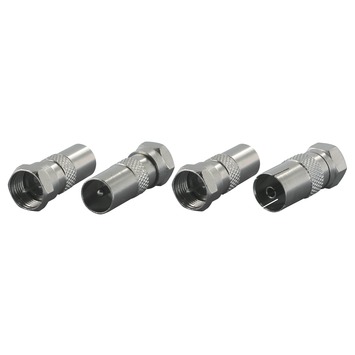 ELRO adapterset F-connector AN611S