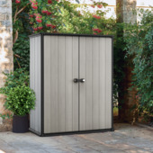 Keter High Store Plus opbergkast tuin kunststof 139,5 x 74 x 170 cm