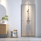 Sealskin Hooked verstelbare draaideur voor douche nis 100x200 cm Chroomkleur