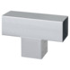 Paalverbinder voor pergola T-verbindingsstuk 3-kants 9x9 cm gegalvaniseerd