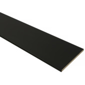 Meubelpaneel ABS zwart 240x30 cm dikte 18 mm
