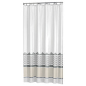 Sealskin Marrakech Douchegordijn Textiel 180x200 cm Zilver