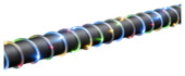 Konstsmide feestverlichting lichtslang 130 LED lampen multicolor 10 m