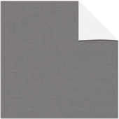 KARWEI kleurstaal rolgordijn verduisterend linnenlook antraciet (3664)