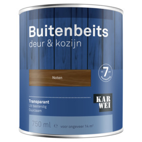 KARWEI buitenbeits deur & kozijn transparant noten 750 ml