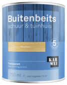 KARWEI buitenbeits schuur & tuinhuis transparant kleurloos 750 ml