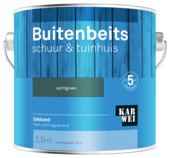 KARWEI buitenbeits schuur & tuinhuis dekkend jachtgroen 2,5 liter