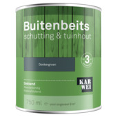 KARWEI buitenbeits schutting & tuinhout dekkend donkergroen 750 ml