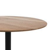 Bijzettafel Moos mangohout metaal 