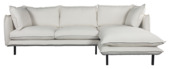 KARWEI Chaise longue Gayle rechts structuur zand