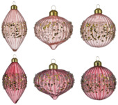 Kerstbal glas per stuk