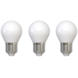 Handson LED kogellamp dimbaar E27 4W 470LM 3-pack