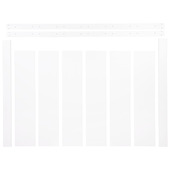 Radiatorpaneel Preston wit 153x100 cm