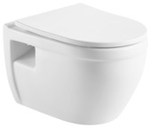 Atlantic hangend toilet Tyler randloos mat wit inclusief wc bril