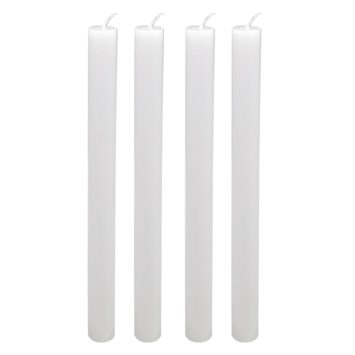 Dinerkaarsen set wit