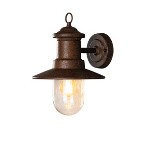 Konstsmide buitenlamp Napoli roestbruin