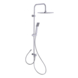 Atlantic regendoucheset Carter vierkant 20cm x 20cm met handdouche 1 stand chroom
