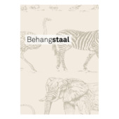 Behangstaal vliesbehang safari creme (dessin 104894)