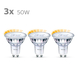 Philips LED spot 50W 3 stuks warmglow dimbaar