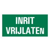 Pickup bord inrit vrijlaten 30x15 cm