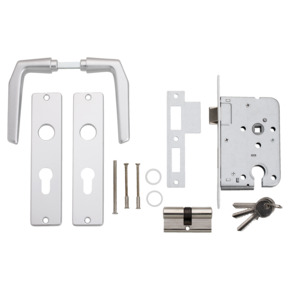 KARWEI insteekslot set compleet cilinder en deurschild Doorn 50mm