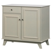WOOOD opbergkast Lily grenen kleigrijs 93 x 98 x 55 cm