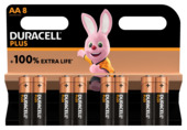 Duracell Batterij AA Alkaline Plus 8 stuks