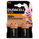 Duracell Batterij 9V Alkaline AA Plus 2 stuks