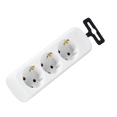 Handson Stekkerdoos 3-voudig RA Wit