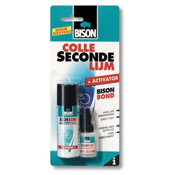 suiker worstelen Scully Bison secondelijm met activator 60 ml kopen? | Karwei